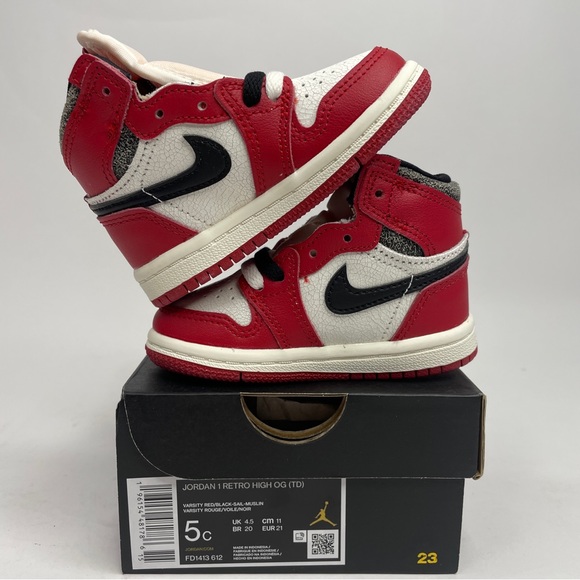Nike Air Jordan 1 Retro High OG TD “Lost & Found” 2023 - Picture 3 of 4